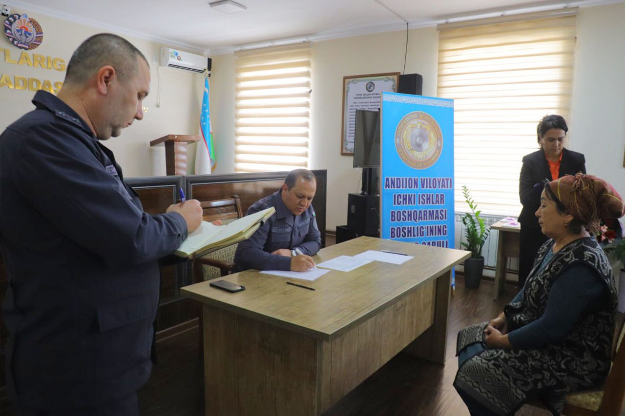 Baliqchi tumanida Andijon viloyati 3-sektorining sayyor qabuli o‘tkazildi