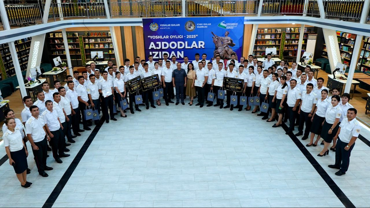 Andijon viloyatida “Yoshlar oyligi” doirasida yosh xodimlar o‘rtasida “Ajdodlar izidan” ki…