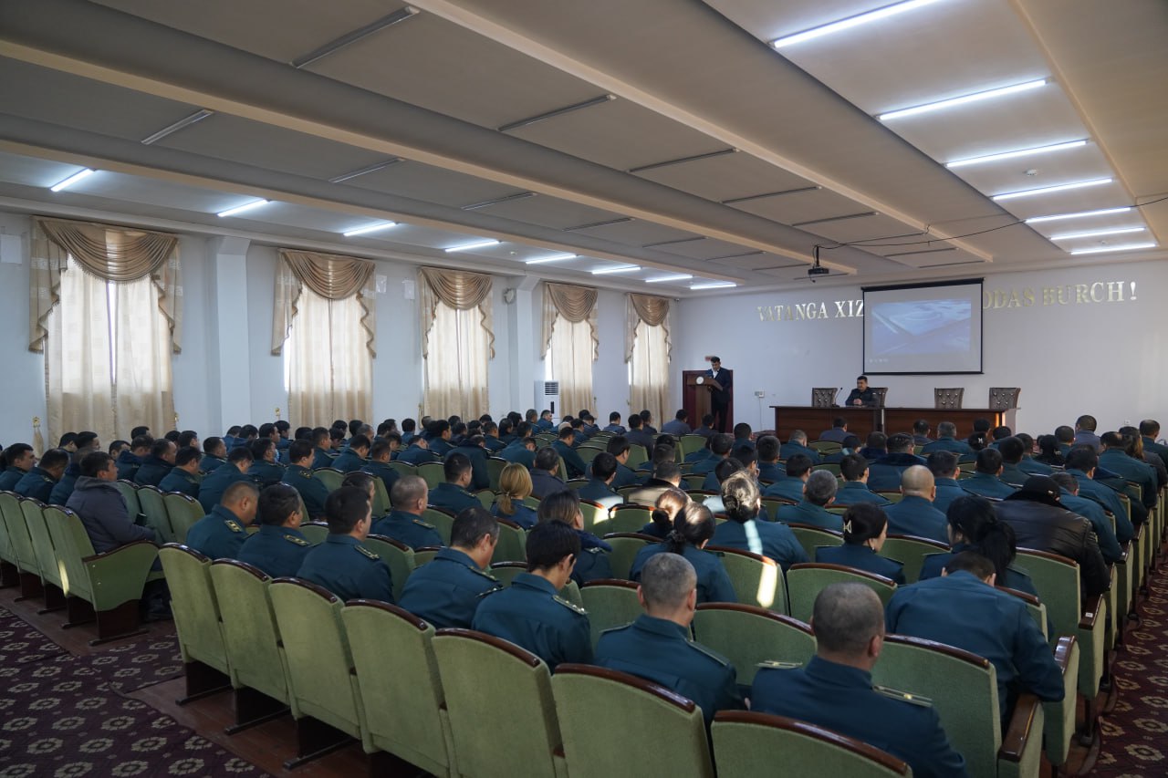 Андижон вилояти ИИБ аппарати шахсий таркиби учун ўтказилган навбатдаги “Маънавият ва маъри…