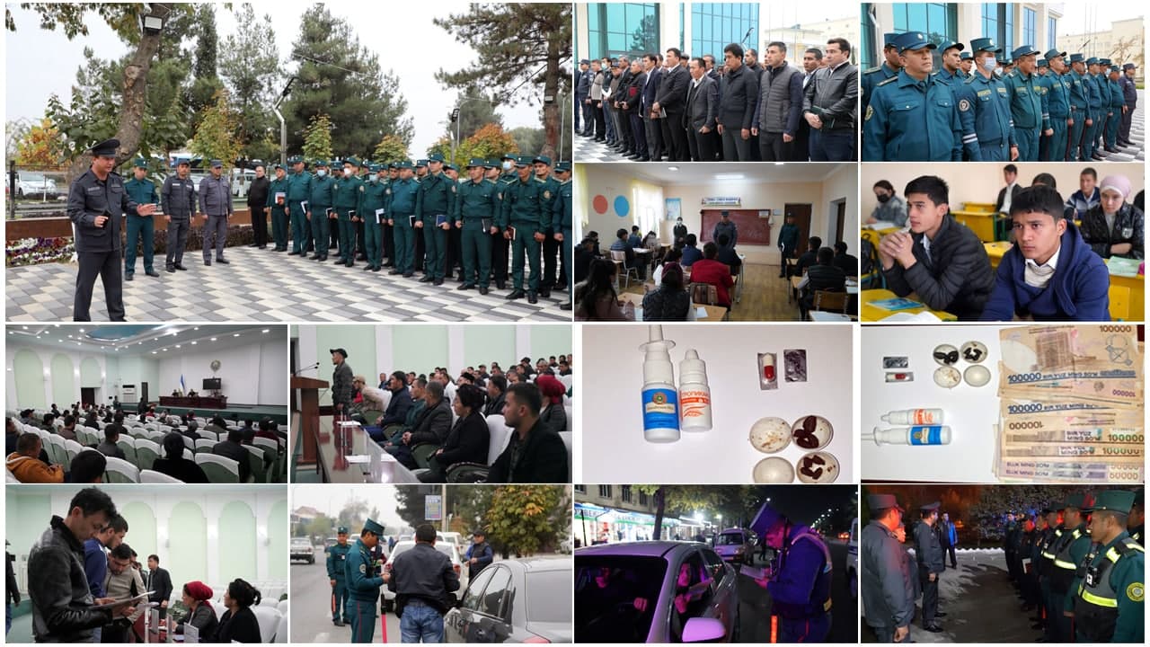 Andijon tumanida “Zarbdor o‘n kun” tezkor-profilaktik tadbiri davom etmoqda