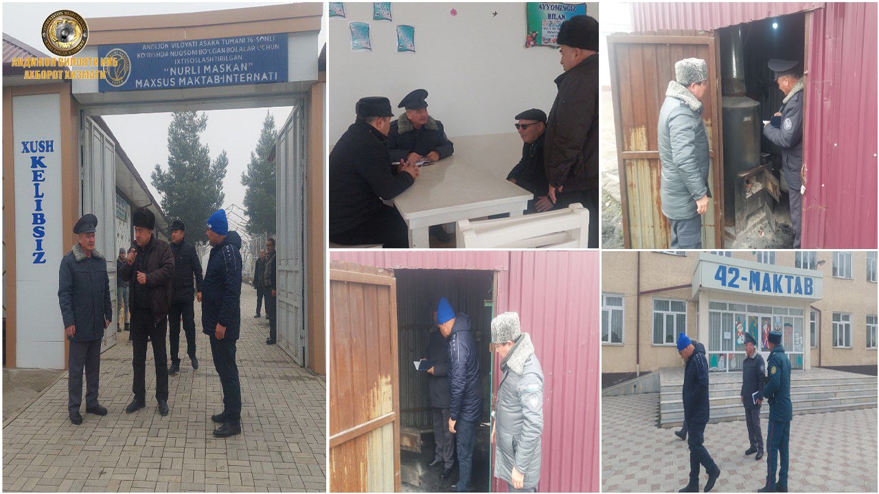 Республика ва Андижон вилояти ишчи гуруҳи томонидан Асака туманидаги таълим муассасаларида…