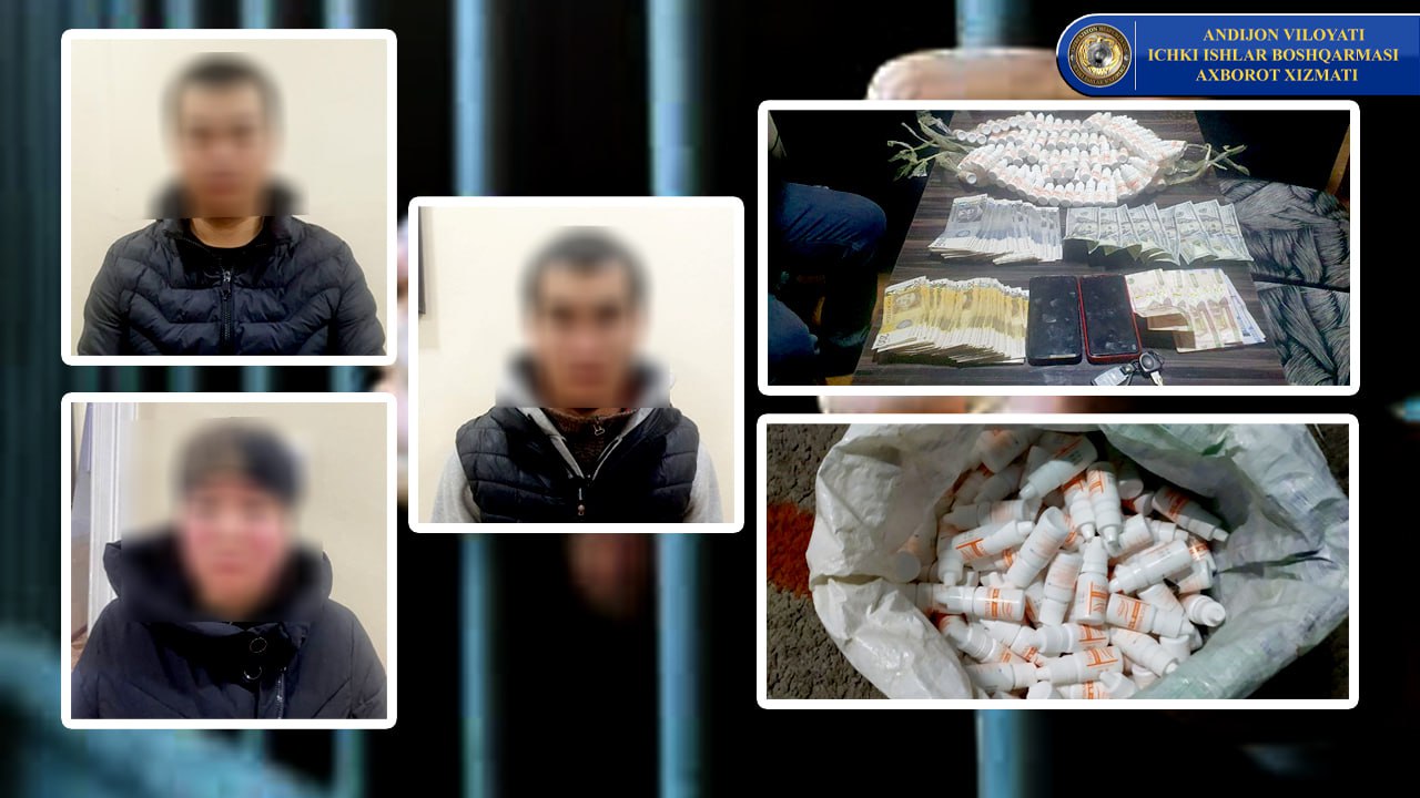 Kontrabanda yo‘li bilan olib o‘tilgan kuchli taʼsir etuvchi dori vositalarining noqonuniy …