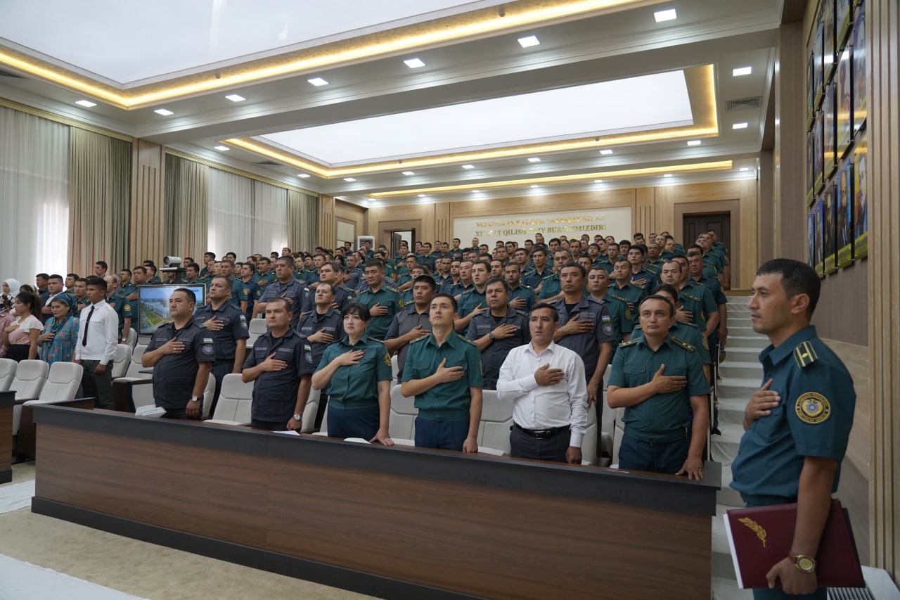 Andijon viloyati IIB apparati shaxsiy tarkibi uchun navbatdagi “Maʼnaviyat va maʼrifat” da…