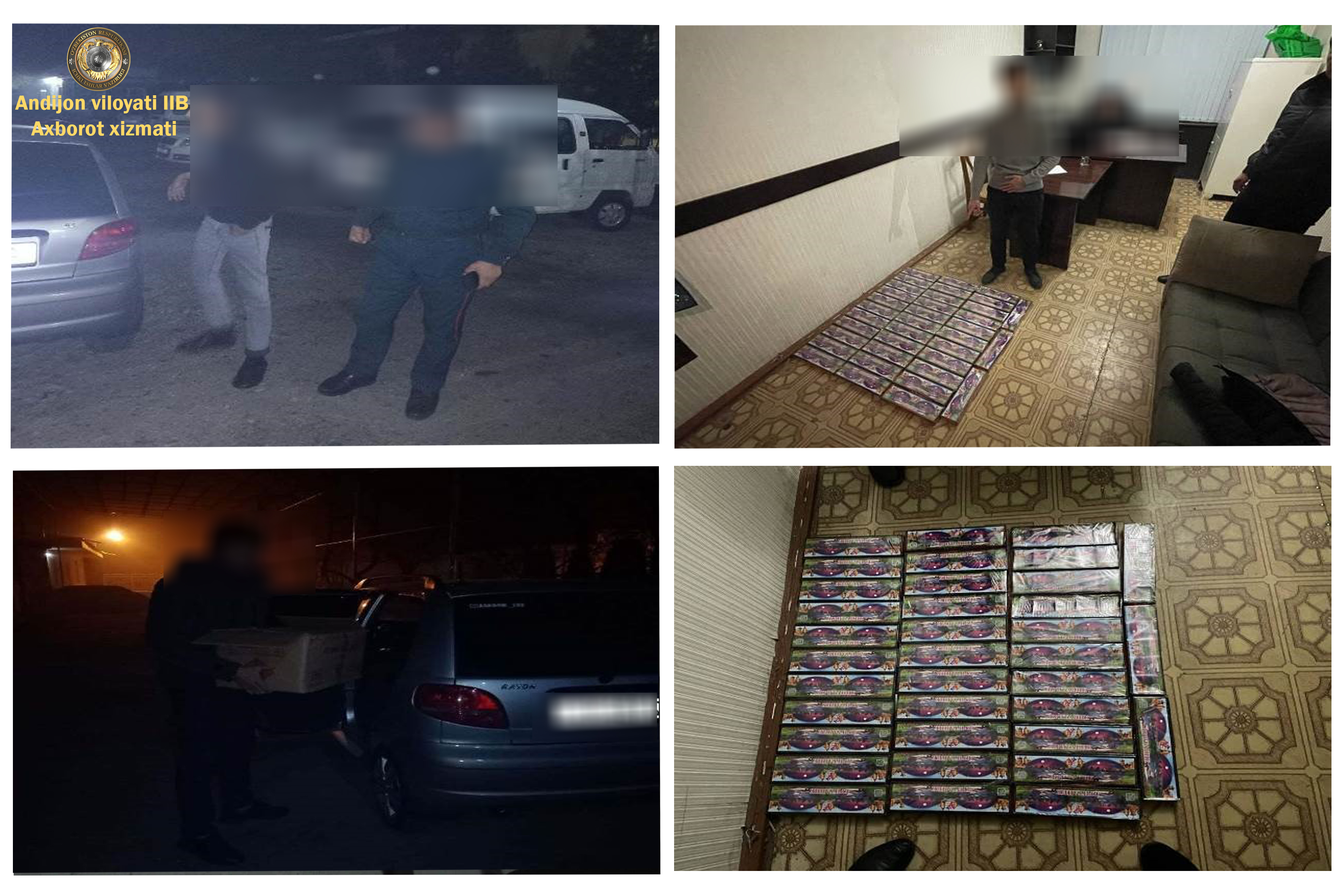 Андижон тумани ИИБ ҳамда ДХХ ходимлари билан ҳамкорликда ўтказилган тезкор-тадбирда пироте…