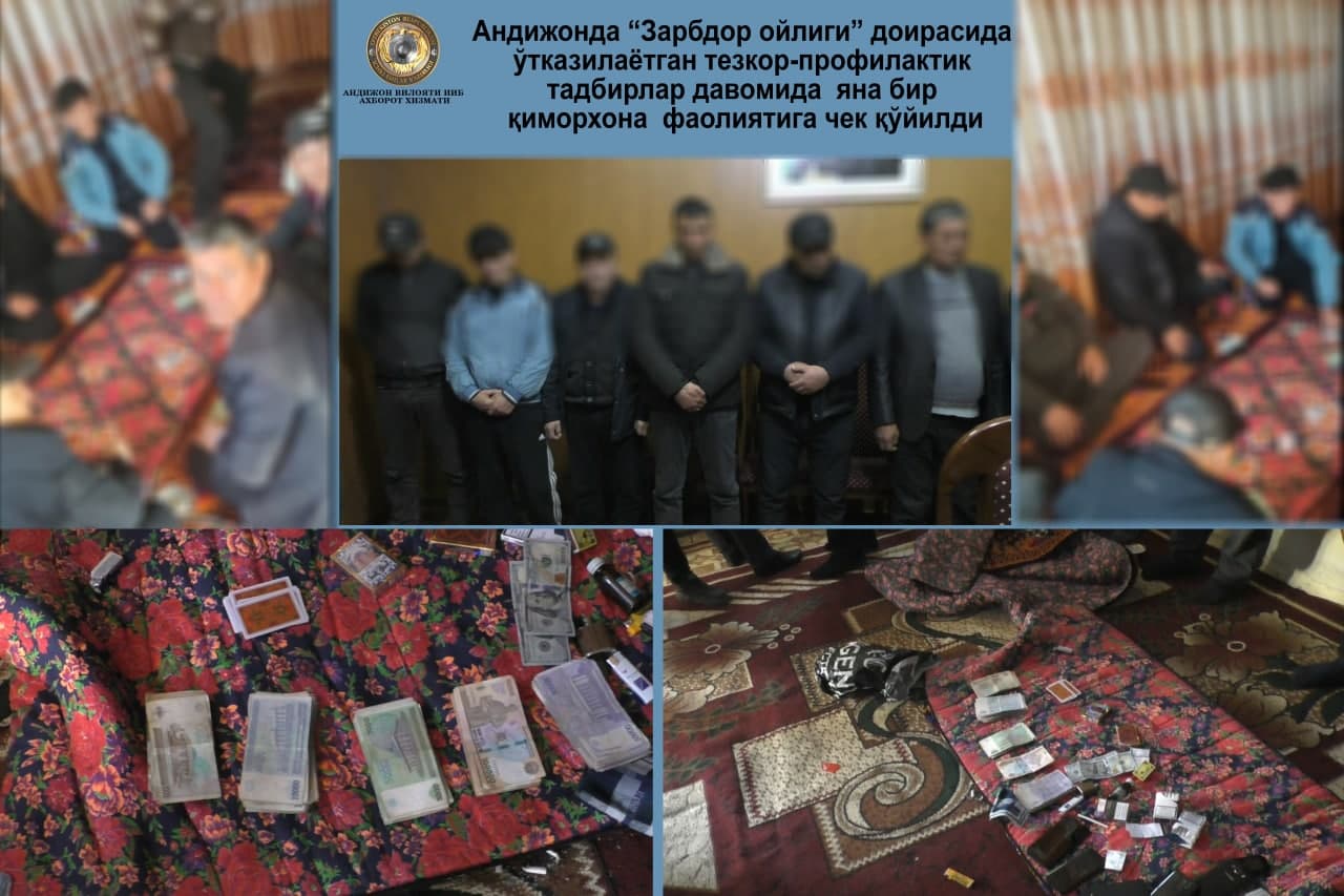 Andijonda “Zarbdor oyligi” doirasida o‘tkazilayotgan tezkor-profilaktik tadbirlar davomida…