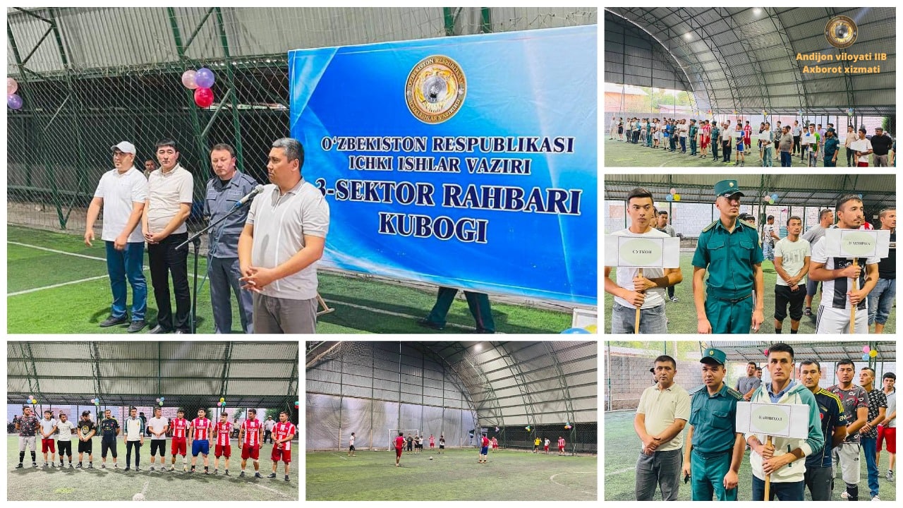Qoʻrgʻontepa tumanida 3-sektor rahbari sovrini uchun futbol musobaqalari boʻlib oʻtmoqda