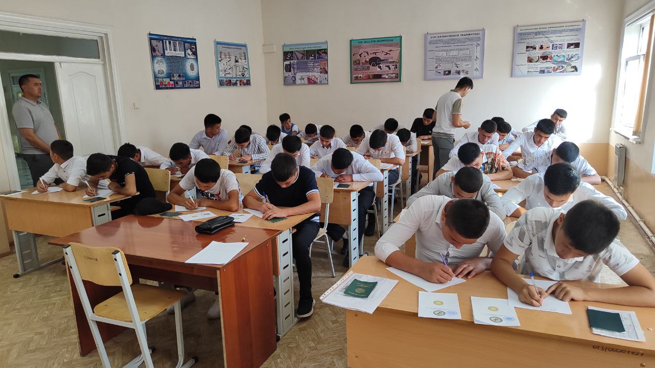 Sinovlardan muvaffaqiyatli o‘tgan bir guruh munosib yoshlar saralab olindi   