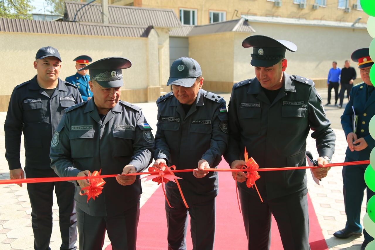 Ichki ishlar vaziri o‘rinbosari general-mayor Baxodir Mirzaraximov Andijon viloyatiga tash…