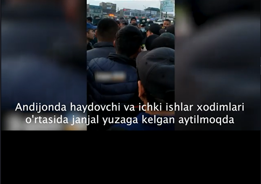 “ICHKI ISHLAR XODIMLARI VA HAYDOVCHILAR O‘RTASIDA JANJAL” sarlavhasi bilan tarqalgan video…
