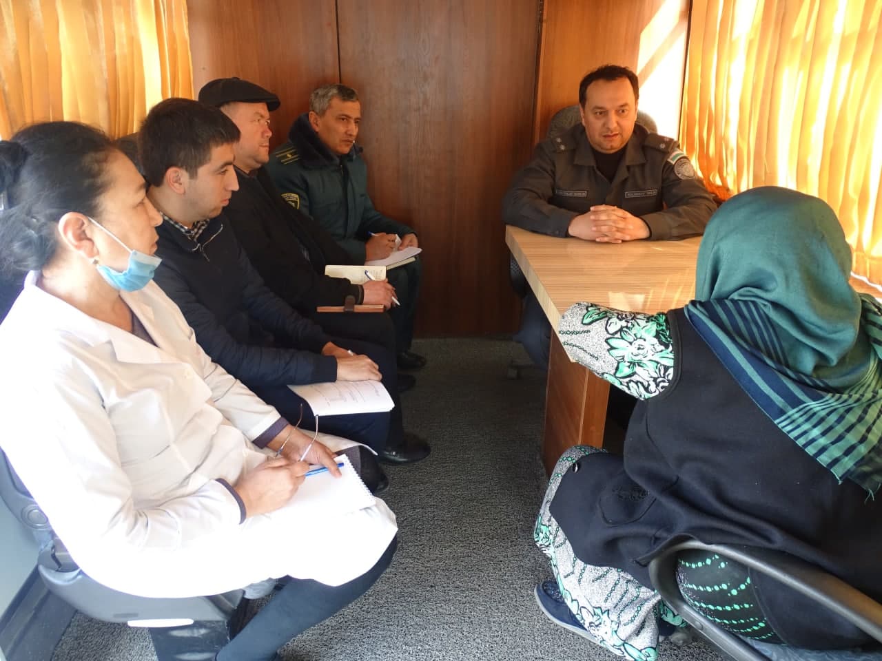 Andijon shahri bo‘yicha IIOFMB boshlig‘i tomonidan “Mahallabay” ishlash tizimi asosida aho…