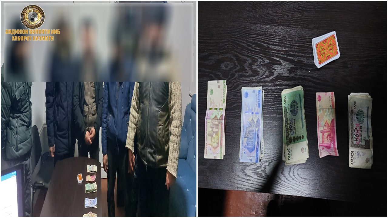 Жалақудуқ тумани ИИБ ходимлари томонидан навбатдаги қиморхона фош этилди   