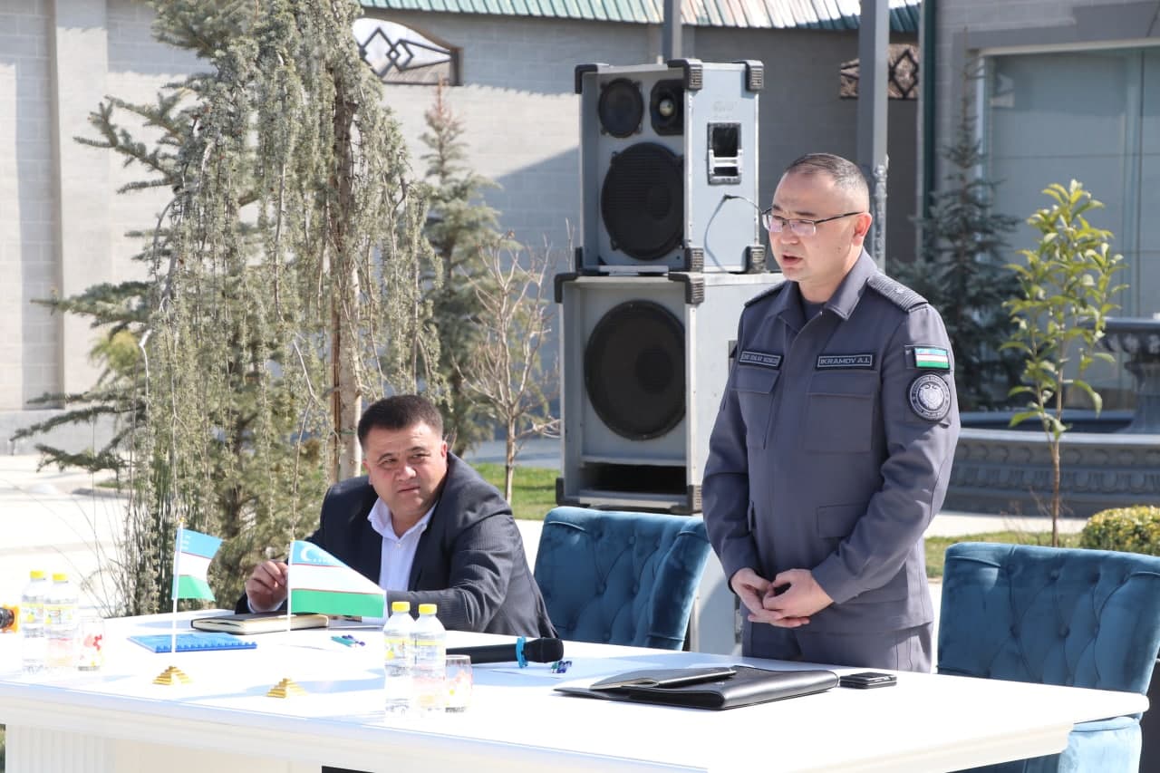 Ichki ishlar vaziri o‘rinbosari Shahrixonda yoshlar yetakchilari bilan uchrashdi