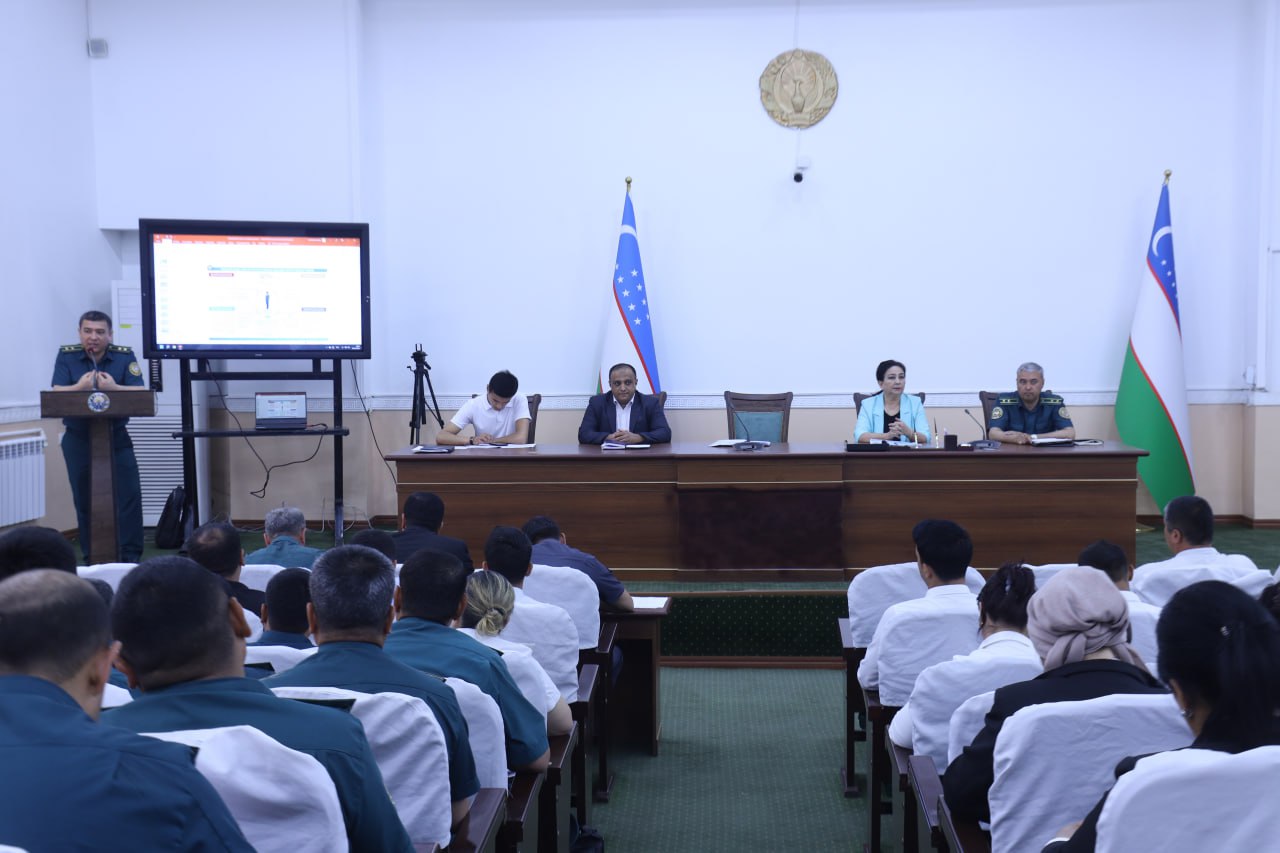 “Obod va xavfsiz mahalla” tamoyili asosida o‘tkazilgan o‘quv seminarining so‘nggisi Paxtao…