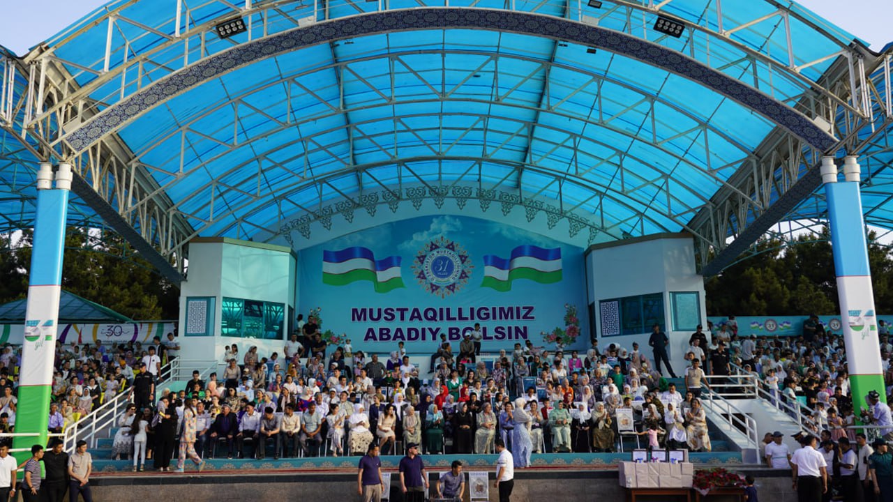 Ichki ishlar vazirligi qoshidagi ashula va raqs ansambli tomonidan Andijon shahrida xayriy…