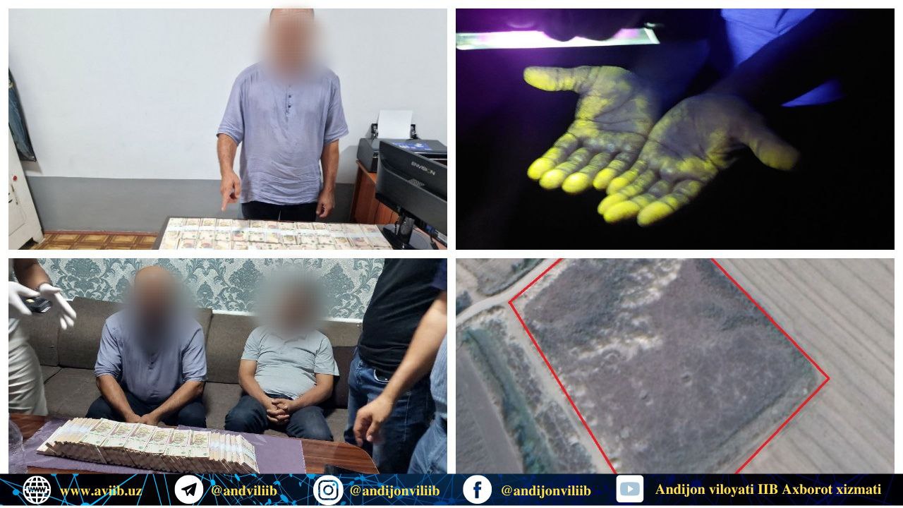 Andijonda 45 ming AQSH dollariga yer sotmoqchi boʻlgan firibgarlar ushlandi