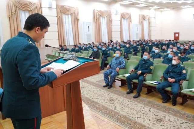 Andijon viloyati IIB xodimlari o‘rtasida qonun hujjatlarining mazmun-mohiyati targ‘ibot qi…